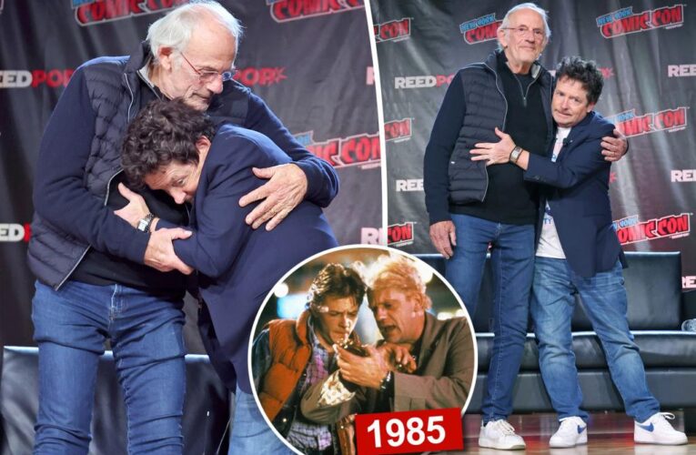 Christopher Lloyd, Michael J. Fox have ‘Back to the Future’ reunion