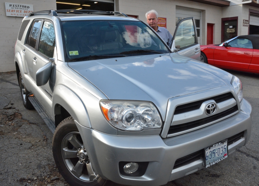 Silver Toyota 4Runner.