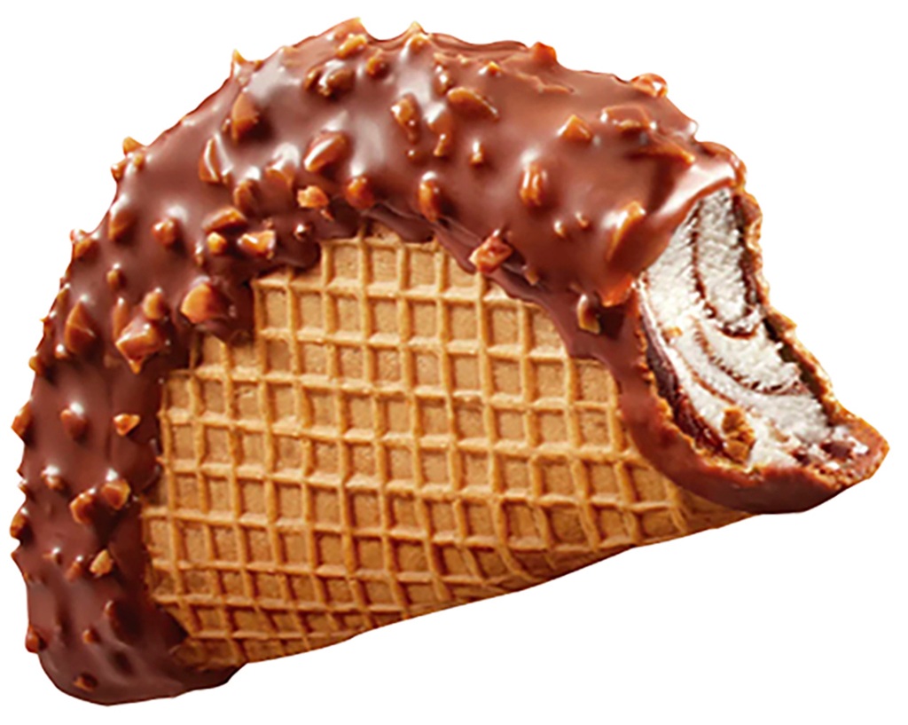This undated photo provided by Unilever shows the Choco Taco. Klondike has announced it's discontinuing the ice cream treat. A Klondike brand representative said in an emailed statement, Monday, July 25, 2022, that the Choco Taco has been discontinued in both its 1 count and 4 count sizes