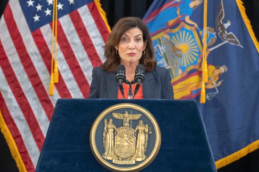 A picture of Gov. Kathy Hochul.