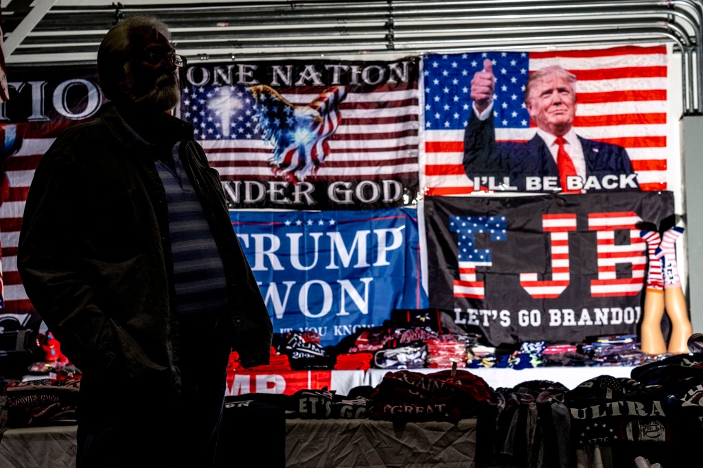 Donald Trump supporters held a "ReAwaken America" rally in Pennsylvania on Saturday.