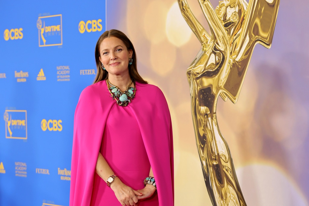 PASADENA, CALIFORNIA - JUNE 24: Drew Barrymore attends the 49th Daytime Emmy Awards at Pasadena Convention Center on June 24, 2022 in Pasadena, California. (Photo by Amy Sussman/Getty Images)