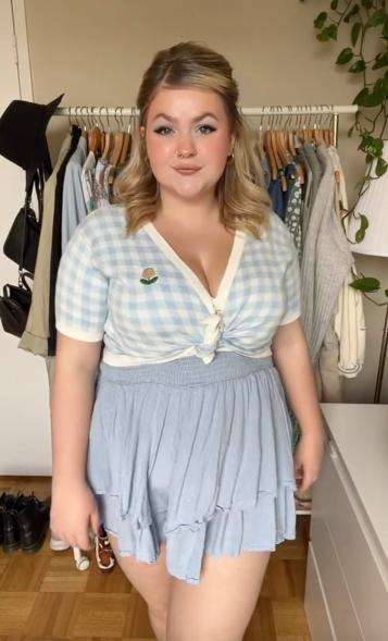 Webster replicated Sweeney's fashion in the hopes of inspiring other plus size women to be sexy on Halloween.