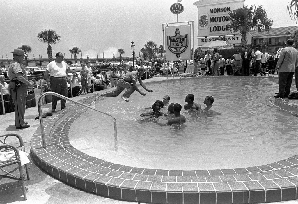 Pool during Jim Crow era
