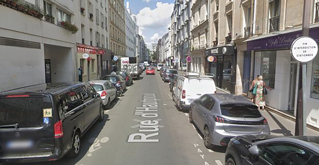 PicturedL Rue d'Hautpoul, 19th arrondissement, Paris 
