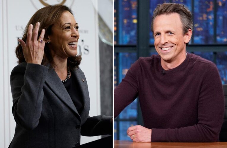 Kamala Harris books Seth Meyers for first network interview as VP