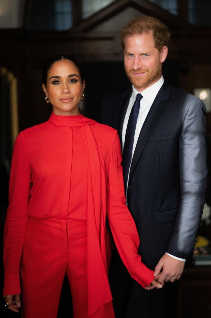 Prince Harry and Meghan Markle released portraits shot by Misan Harriman during the One Young World summit.