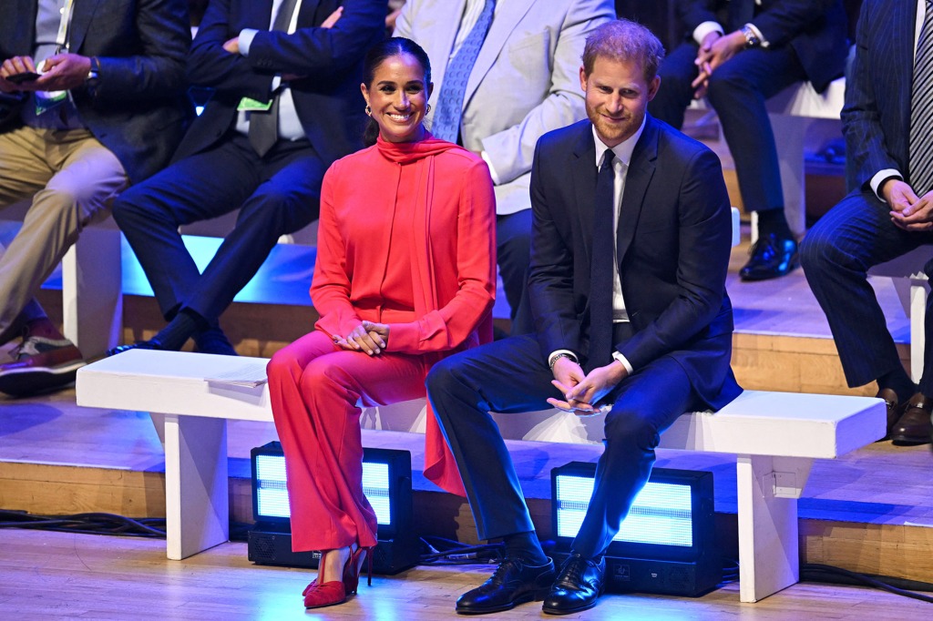 Meghan and Harry at the One Young World Summit on September 5, 2022.