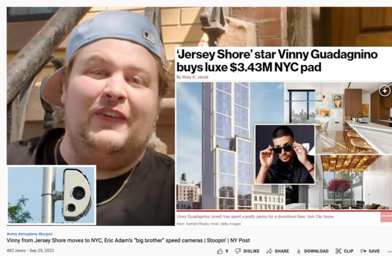 Even stars like Jersey Shore’s Vinny can’t afford a guest bed in NYC