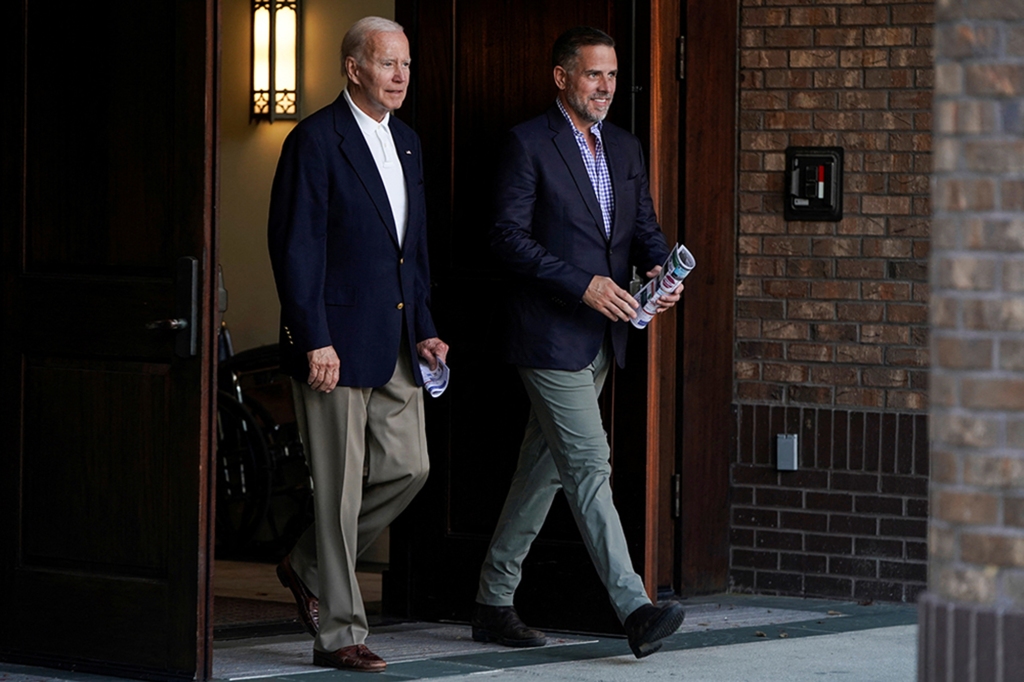 President Biden with his son Hunter