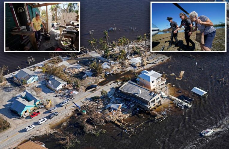 Florida barrier island residents recount horror of Hurricane Ian