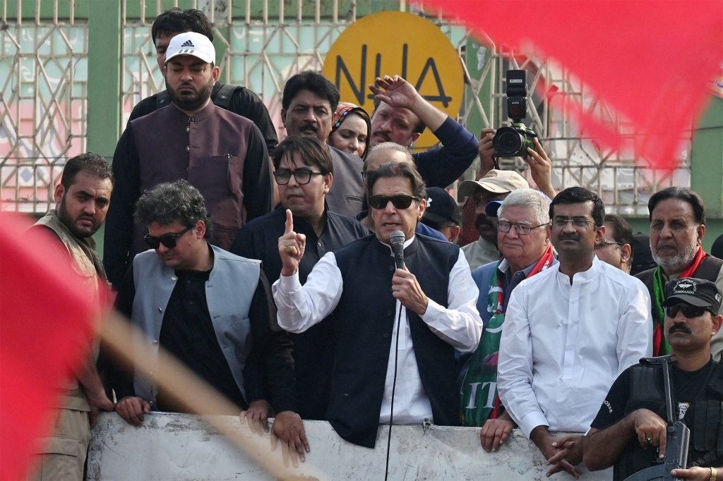 Khan said he was "deeply saddened" by the death and has halted the march to Islamabad.