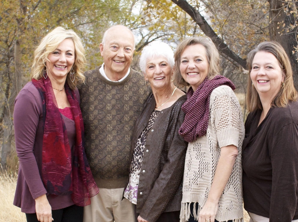 Bob Broberg passed away in 2018. Jan (left; sisters Karen and Susan on the right) does not blame him or her mother for what happened to her.