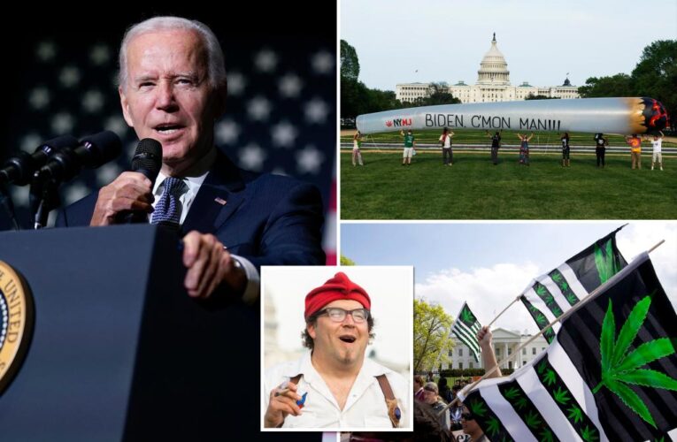 Pot activists vow protest after Biden omits prisoners from mass pardon