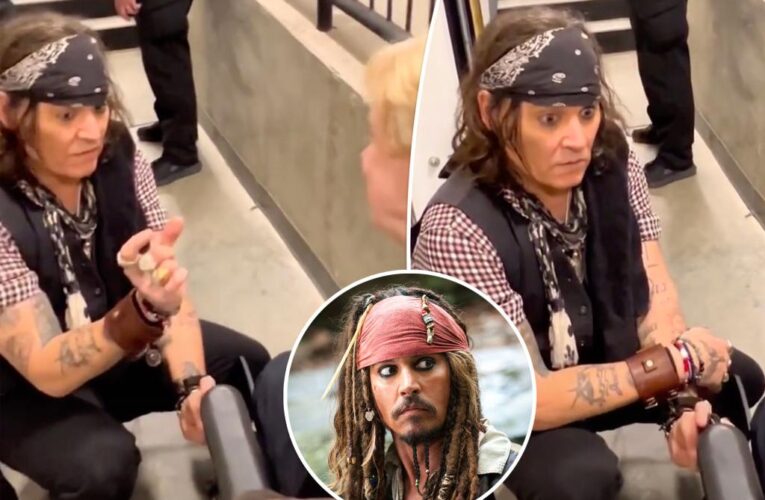 Johnny Depp shocks fans with new look as Jack Sparrow