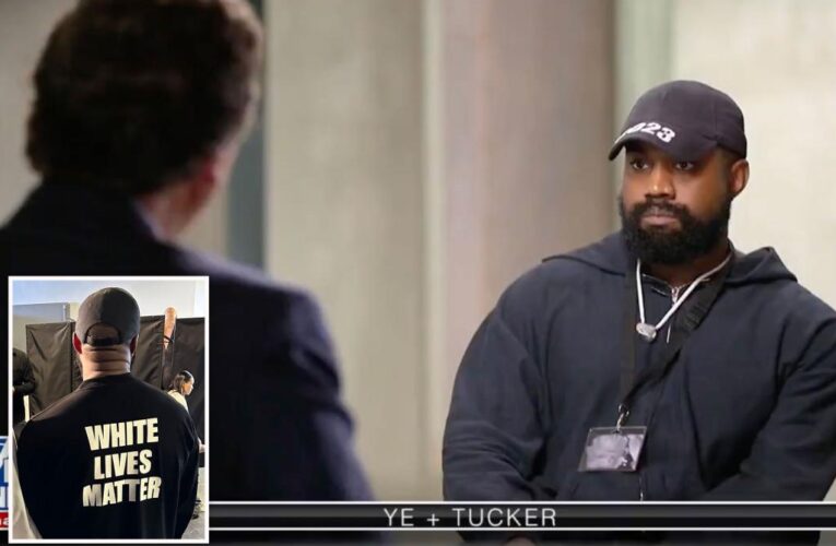 Kanye West defends ‘White Lives Matter’ shirt on Tucker Carlson