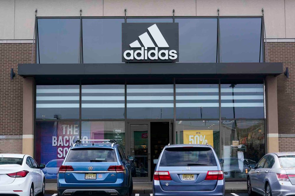 Adidas retail store in NJ.