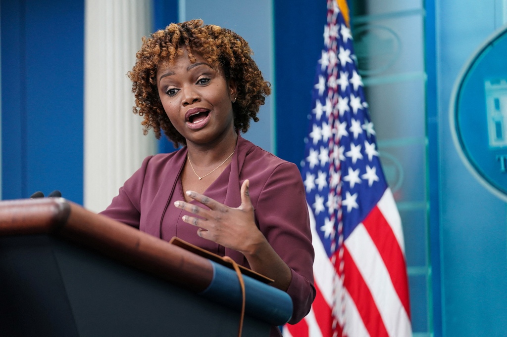 White House press secretary Karine Jean-Pierre said the president's announcement will help give Americans "a little bit of a breathing room" with gas prices.