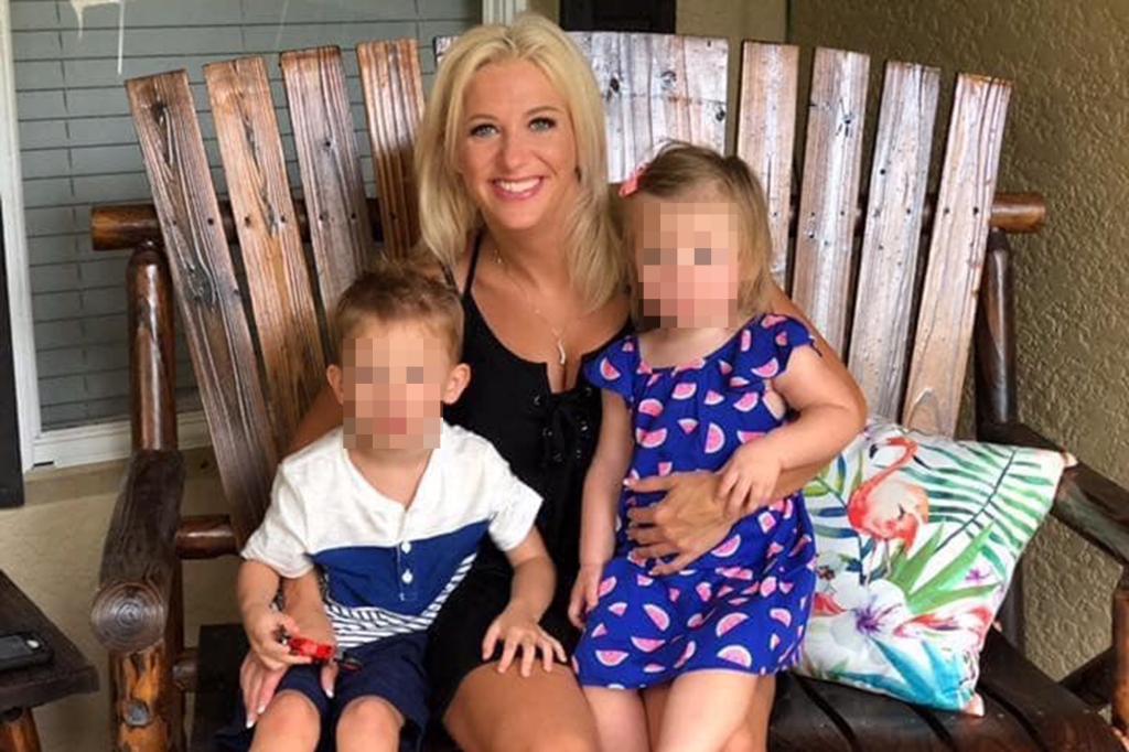 Murder victim Katie Baunach and her two kids