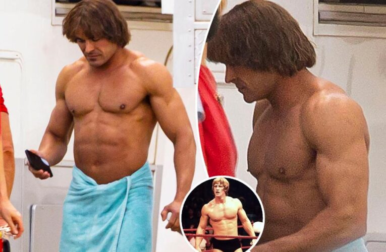 Zac Efron is unrecognizable with beefed up physique, bowl haircut