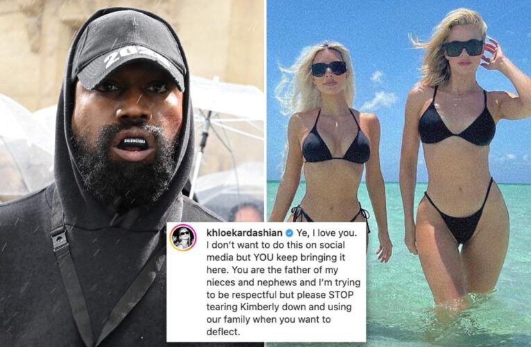 Khloé Kardashian blasts Kanye West, defends Kim