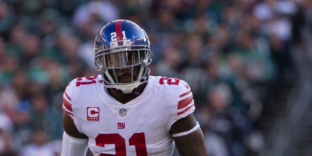 Landon Collins of the New York Giants against the Philadelphia Eagles at Lincoln Financial Field Nov. 25, 2018, in Philadelphia.