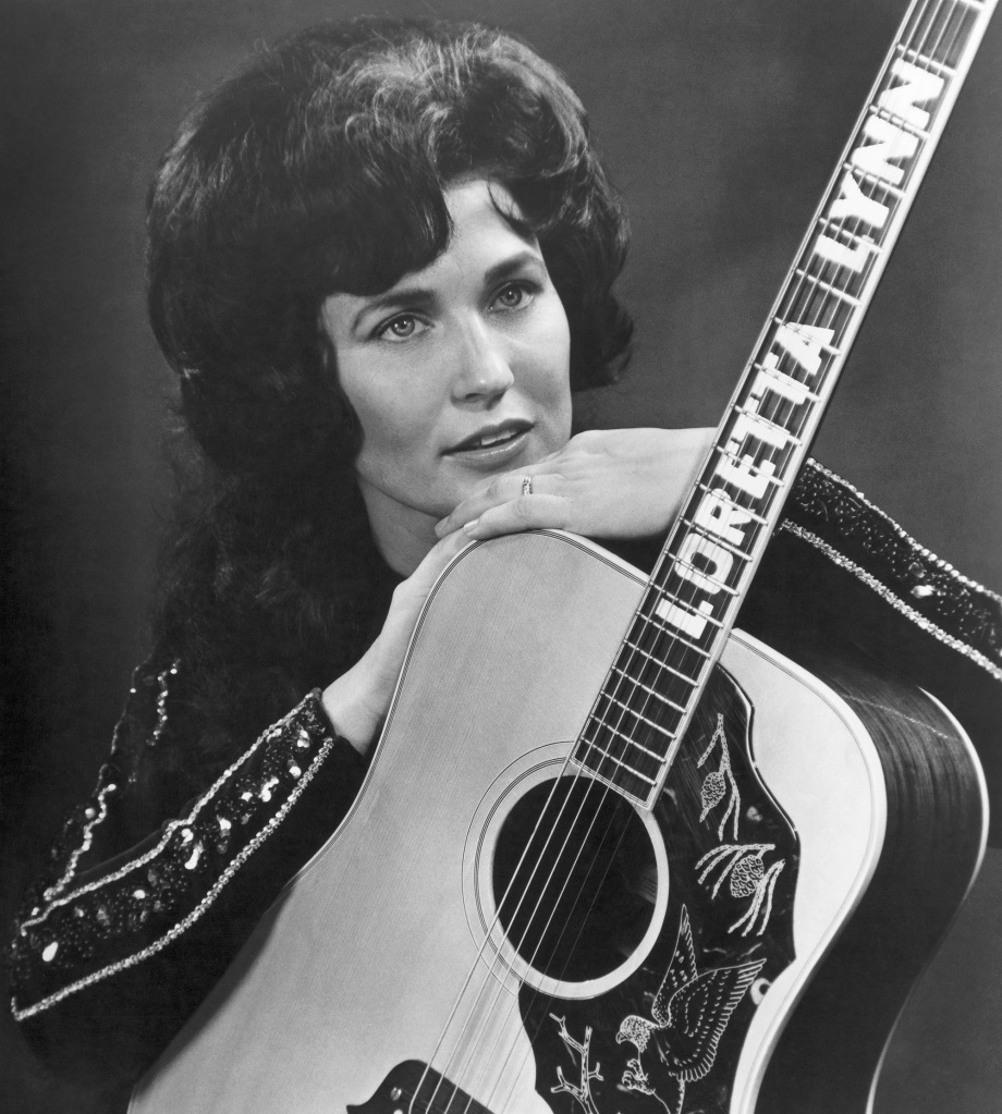 Lynn is pictured in  Nashville in 1962 — two years after she cut her first record. 