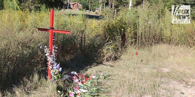 The site where Devin Clark's and Lyric Woods' bodies were found in Mebane, North Carolina.