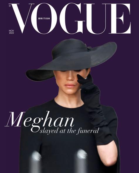 Meghan Markle fake British Vogue cover