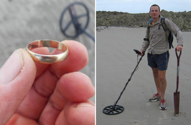 Metal detectorist told to put found wedding ring back in the ocean