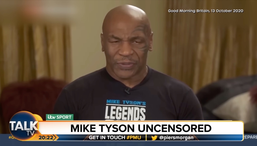 Tyson explained why he fell asleep during a recent appearance on Piers Morgan Uncensored.
