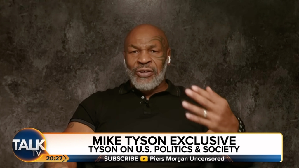 Tyson chalked up his on-air slumber spell to being drowsy from painkillers.