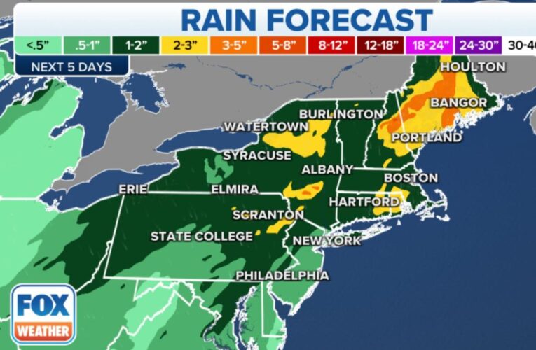 Severe storms, heavy rain threat targets Eastern Seaboard