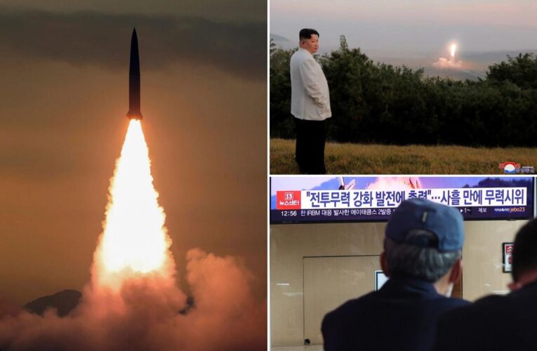North Korea fires another missile, flies warplanes near border
