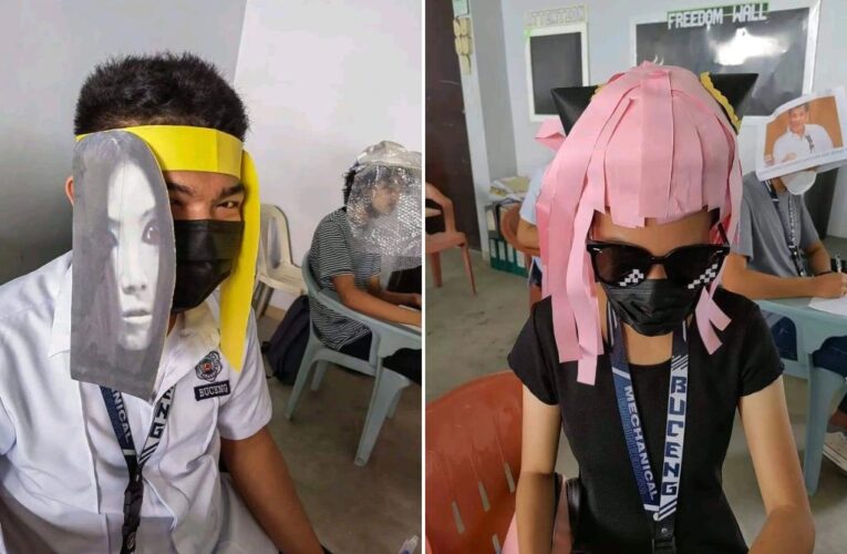 ‘Anti-cheating’ exam hats in the Philippines go viral