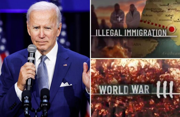 New ad blasting Biden over immigration airs during World Series
