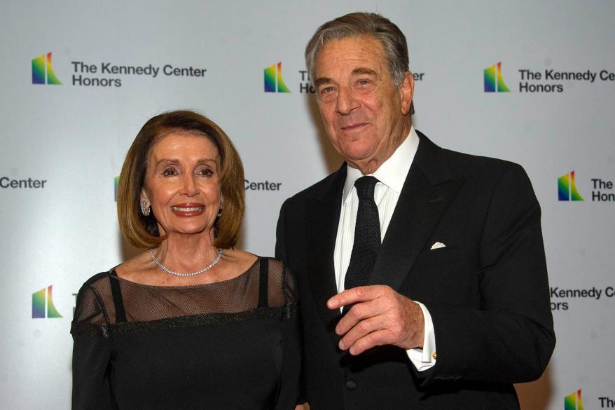 House Speaker Nancy Pelosi and her husband Paul.