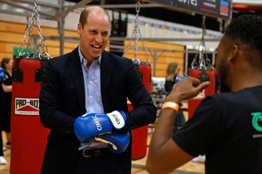 Prince William boxing