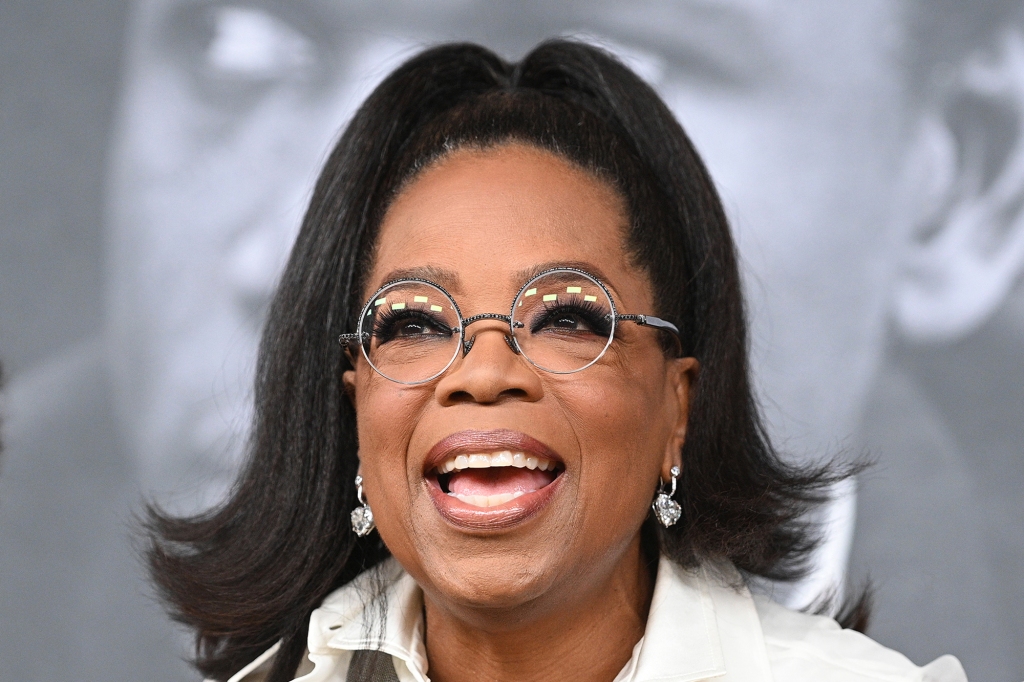 Oprah Winfrey at the premiere of "Sidney" held at the Academy Museum of Motion Pictures on September 21 in Los Angeles, California.