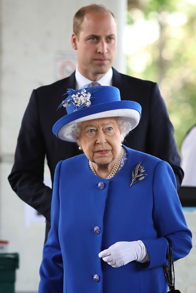 The Queen and William were known for their close relationship. They are pictured together in 