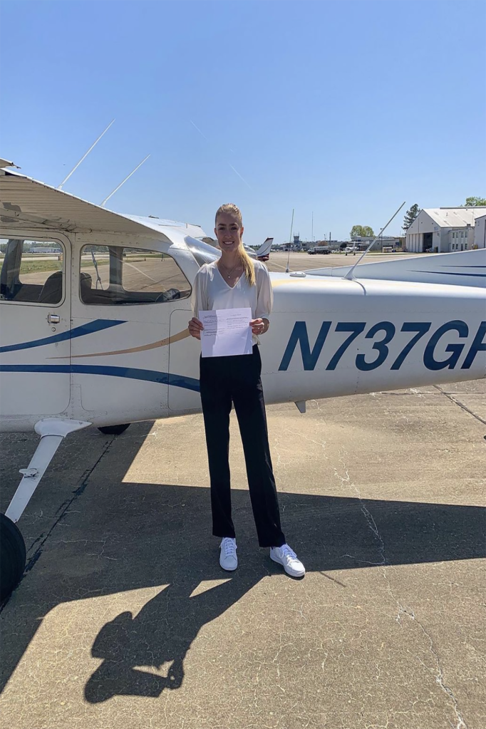 Charlie Hudson, who played on the men's tennis team, called Ljungman 'family' and said being a commercial pilot was 'all she ever wanted to do.
