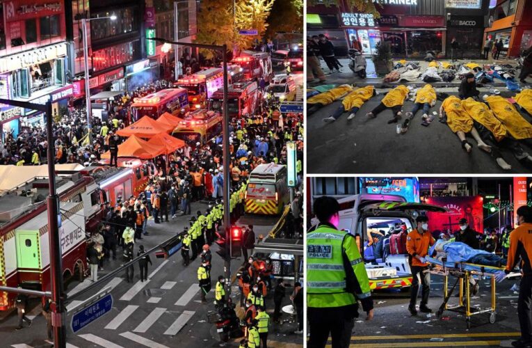 At least 120 dead, 100 injured in S. Korea Halloween stampede