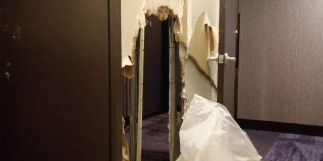 The flooding rendered elevators inoperable, forcing tenants to walk up and down as many as 29 flights of stairs.