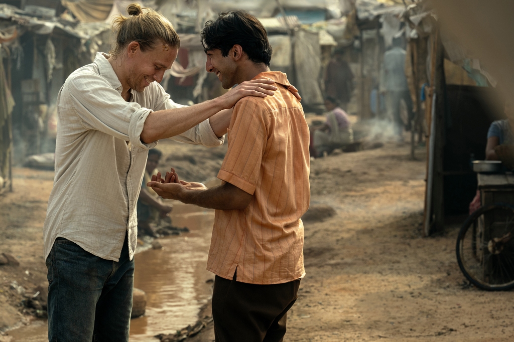 Charlie Hunnam and Shubham Saraf in "Shantaram."