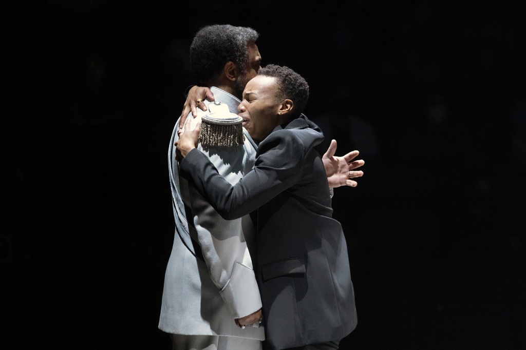 Amaka Umeh stars as "Hamlet" at the Stratford Festival. 