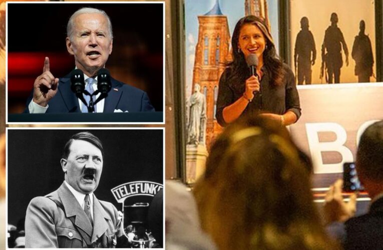 Tulsi Gabbard compares Joe Biden to Adolf Hitler