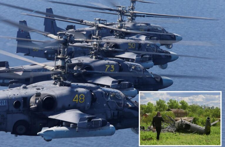 Ukraine shoots down four Russian helicopters in 18 minutes