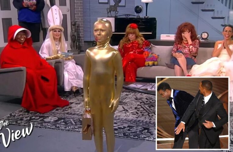‘The View’ slammed for ‘endorsing violence’ with Oscars slap child’s costume