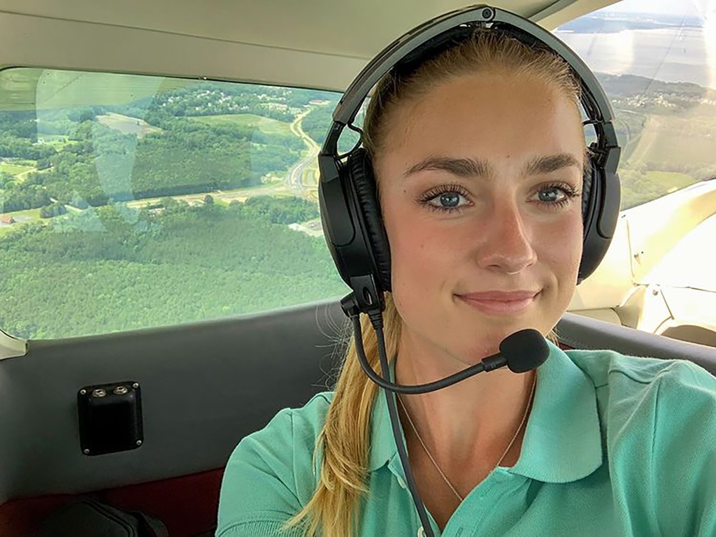 Pilot Viktoria Theresie Izabelle Ljungman, who was killed in crash