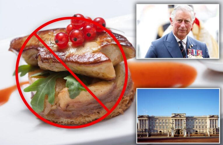 King Charles bans foie gras from royal palaces